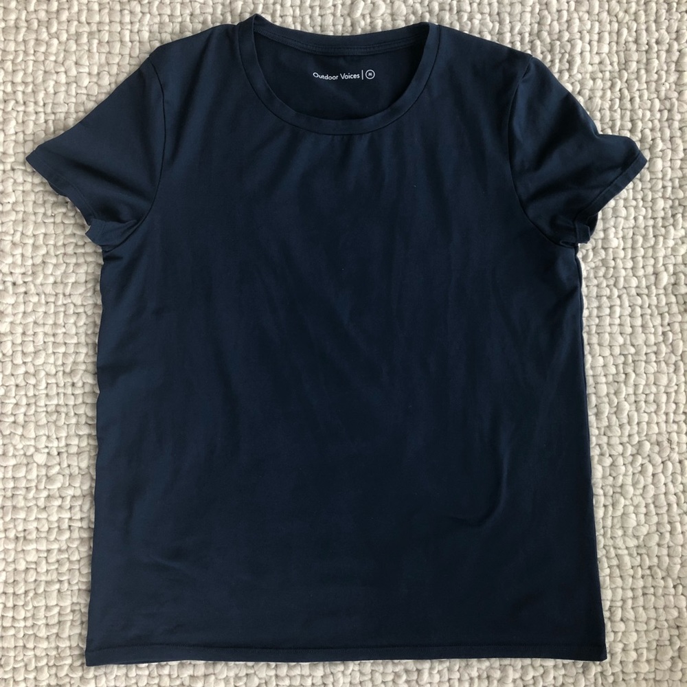 Outdoor Voices Navy T-shirt